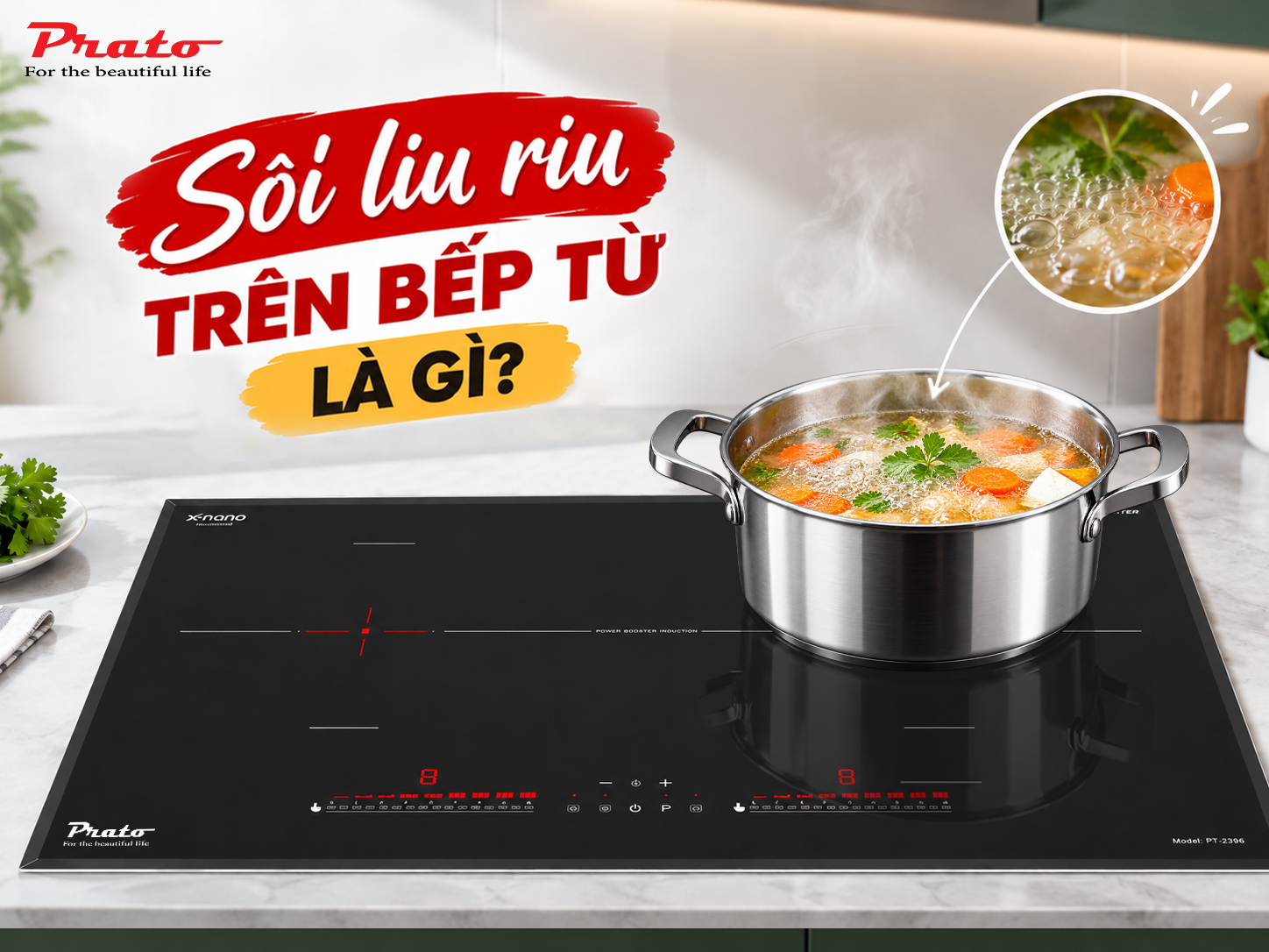 Sôi liu riu trên bếp từ là gì? Cơ chế và lợi ích khi nấu món kho, hầm, ninh